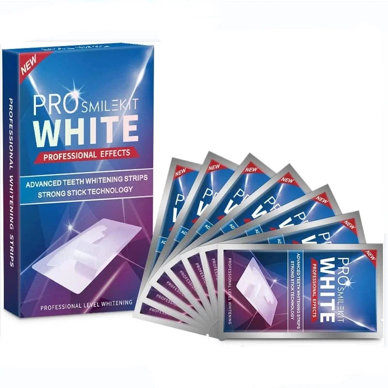 

7 Pairs Teeth Whitening Strips for Teeth Sensitive Reduced Sensitivity White Strips Non-Sensitive Dental Teeth Whitener Kit