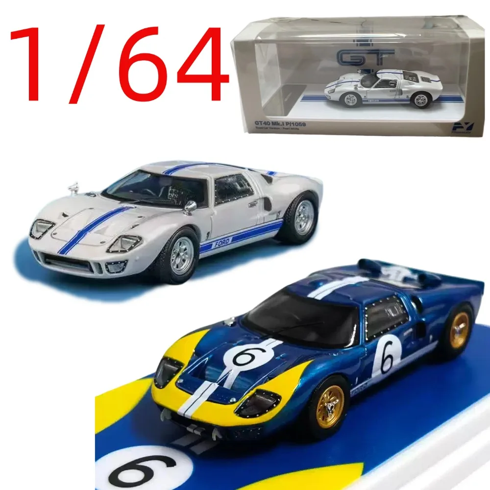 fyダイキャスト1-64スケール-フォードgt40-mk1-ル・マンレーシングカーモデル-合金製-フォードgt40-mk1-ル・マン-クラシックスポーツギフト-モデル玩具-ディスプレイ