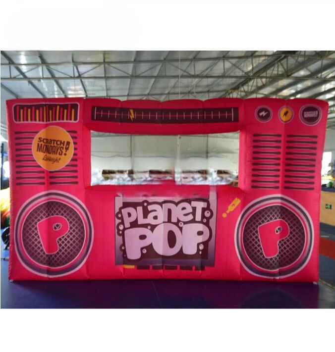 Classic Radio Customized Inflatable  Recorder Model For Event Party Decoration