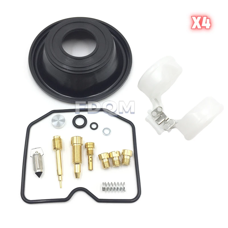 Carburetor Repair Kit For Kawasaki ZRX1100 ZRX1200 GPZ1100 ZRX1200R With Vacuum Diaphragm Float