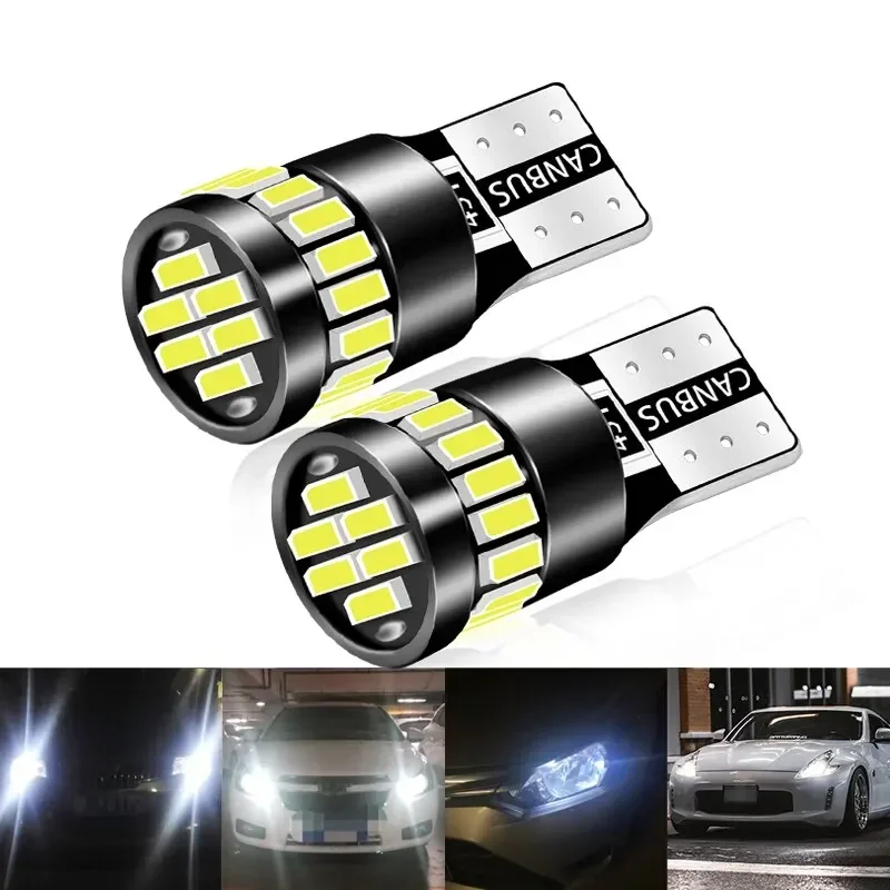 

2x W5W T10 21SMD светодиодные лампы Canbus для салона автомобиля, лампы для парковки, позиционная лампа, купольные лампы для чтения с картой