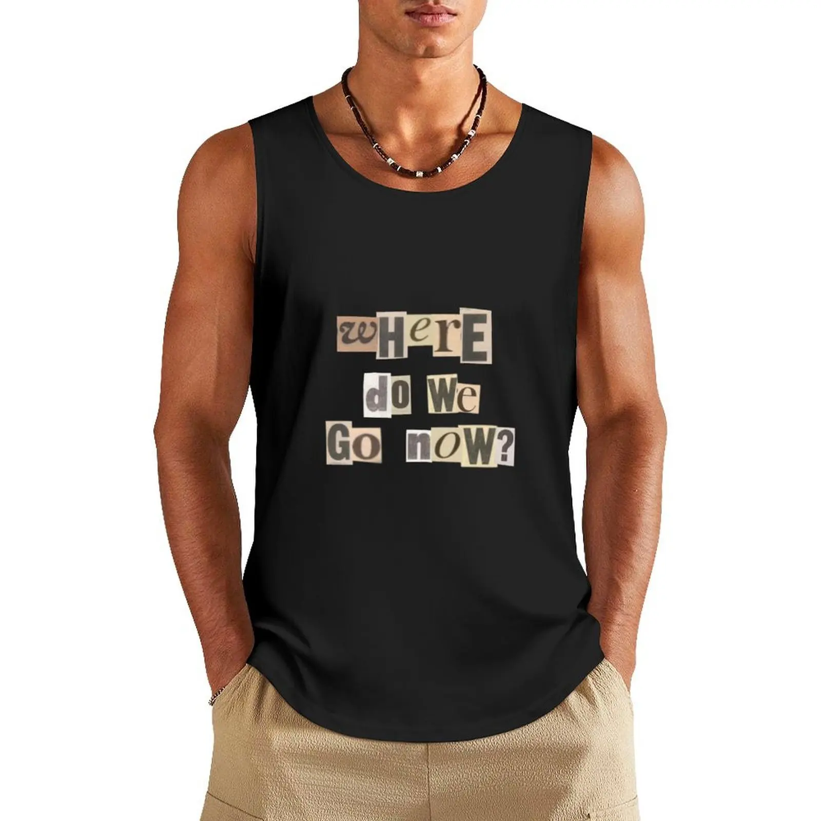 

where do we go now by gracie abrams Tank Top quick-drying t-shirt sleeveless vests gym wear men men clothing
