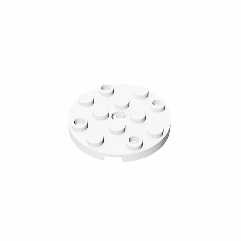 15 pcs MOC DIY compatible with 60474 batches of round 4 x 4 bricks with pinholes, block toys compatible with assembling granules