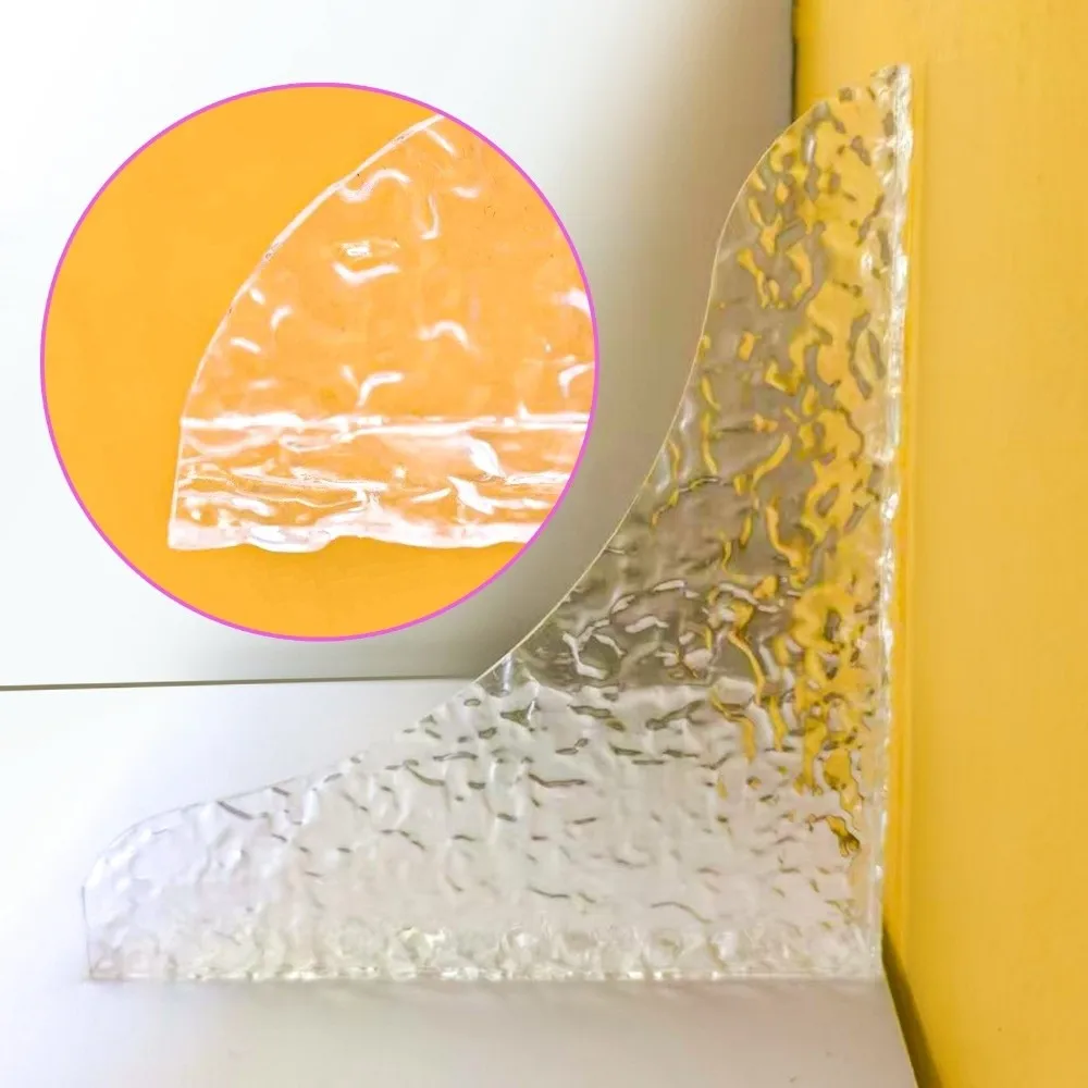 2Pcs Acrylic Shower Splash Guard Self-Adhesive Waterproof Water Barrier Strip L-Shaped Easy Install Baffle Plate Shower Area