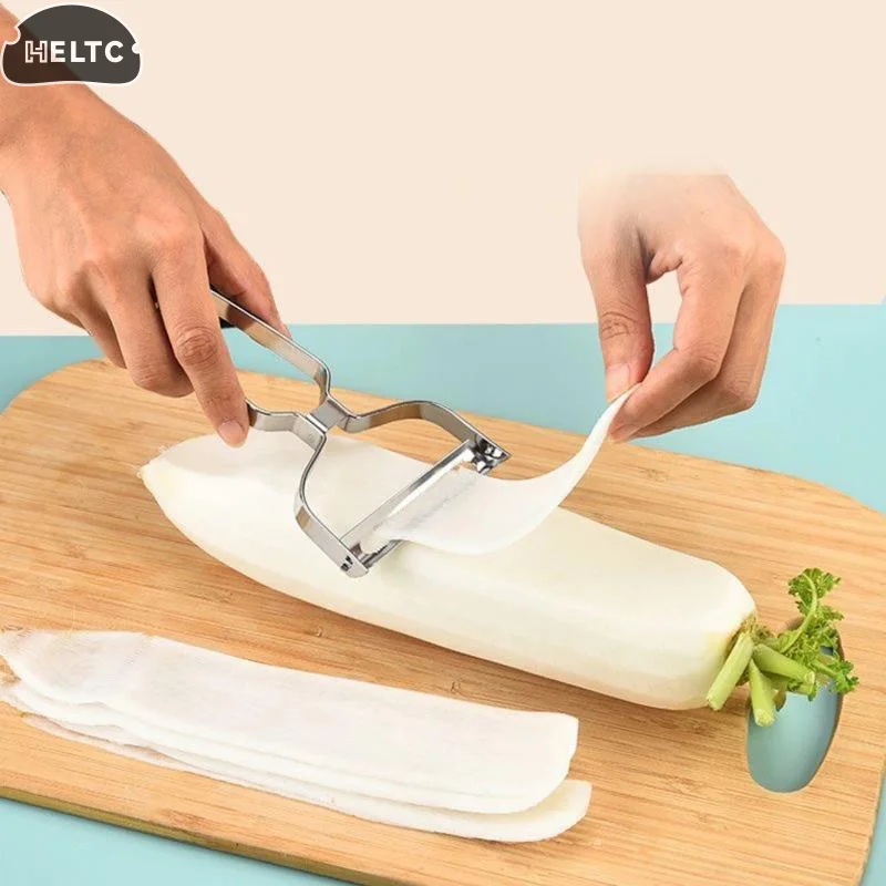Premium Double Bladed Stainless Steel Vegetable Peeler Stainless Steel Peeler Household Kitchen Small Tool Multifunctio