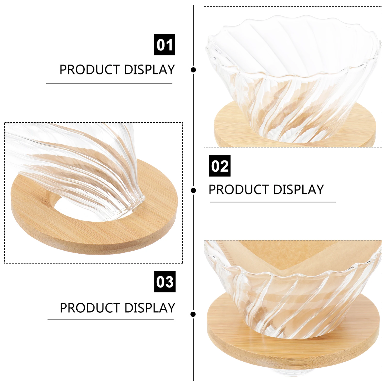 

1 set 1 Set Drip Cup Handmade Pot Reusable Funnel For House Cup Dripper Manual Coffee Tool Kitchen Coffee Filter