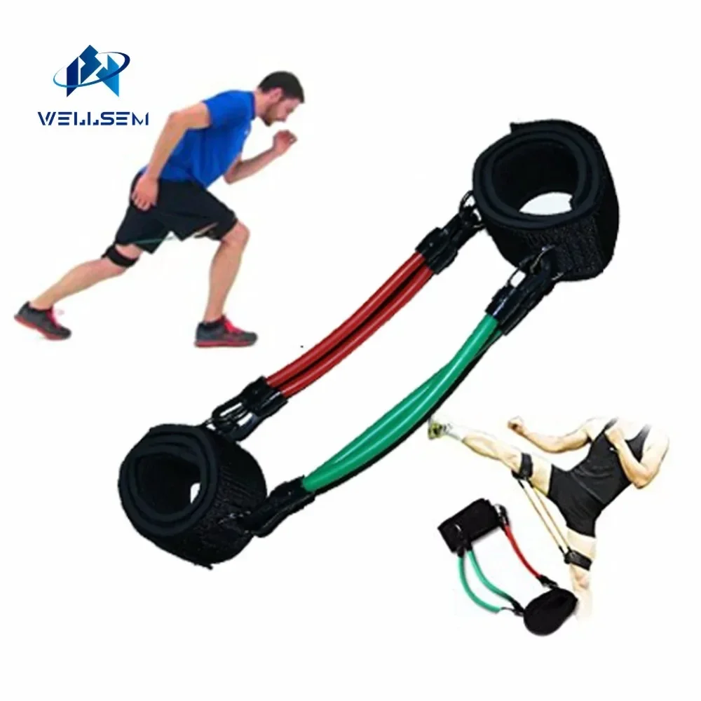 Kinetic Speed Agility Training Leg Running Resistance Bands tubes Exercise Football basketball players exercise stretch bands