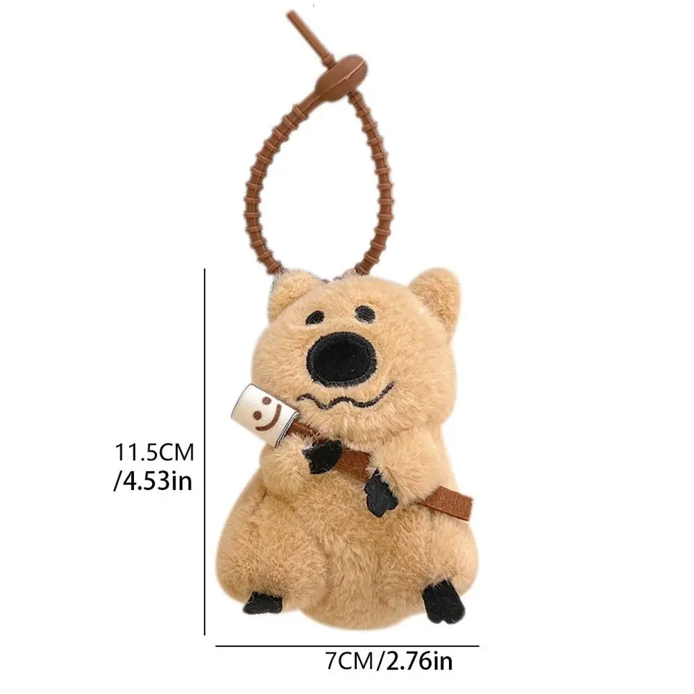 Cute Keychain Koala Pendant Animals Backpack Plush Toy Bag Pendant Keyring DIY Craft Accessories Key Chain Decoration Women/men