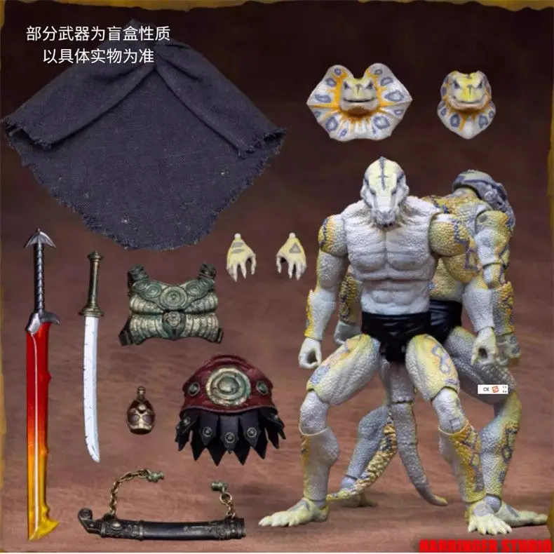 Harbinger Studio Barbarian Series Action Figure - 1/12 Scale Collectible Soldier Toy Wave 2 Savage Crucible Full Set 6.5-7 Inch