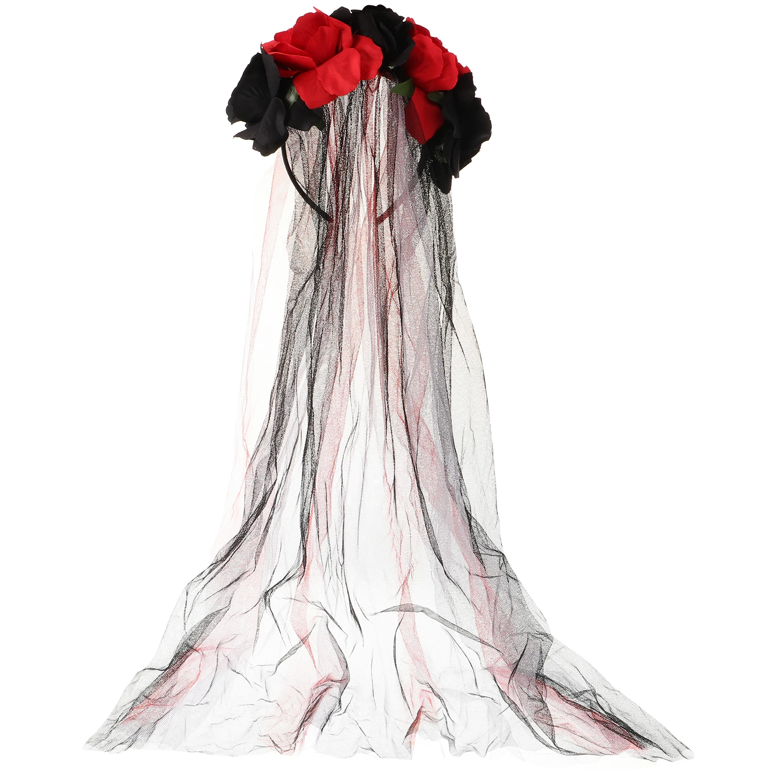 

Headband Halloween Hair Decorative Veil Hoop Party Headdress Wreath Europe Style Hairpiece