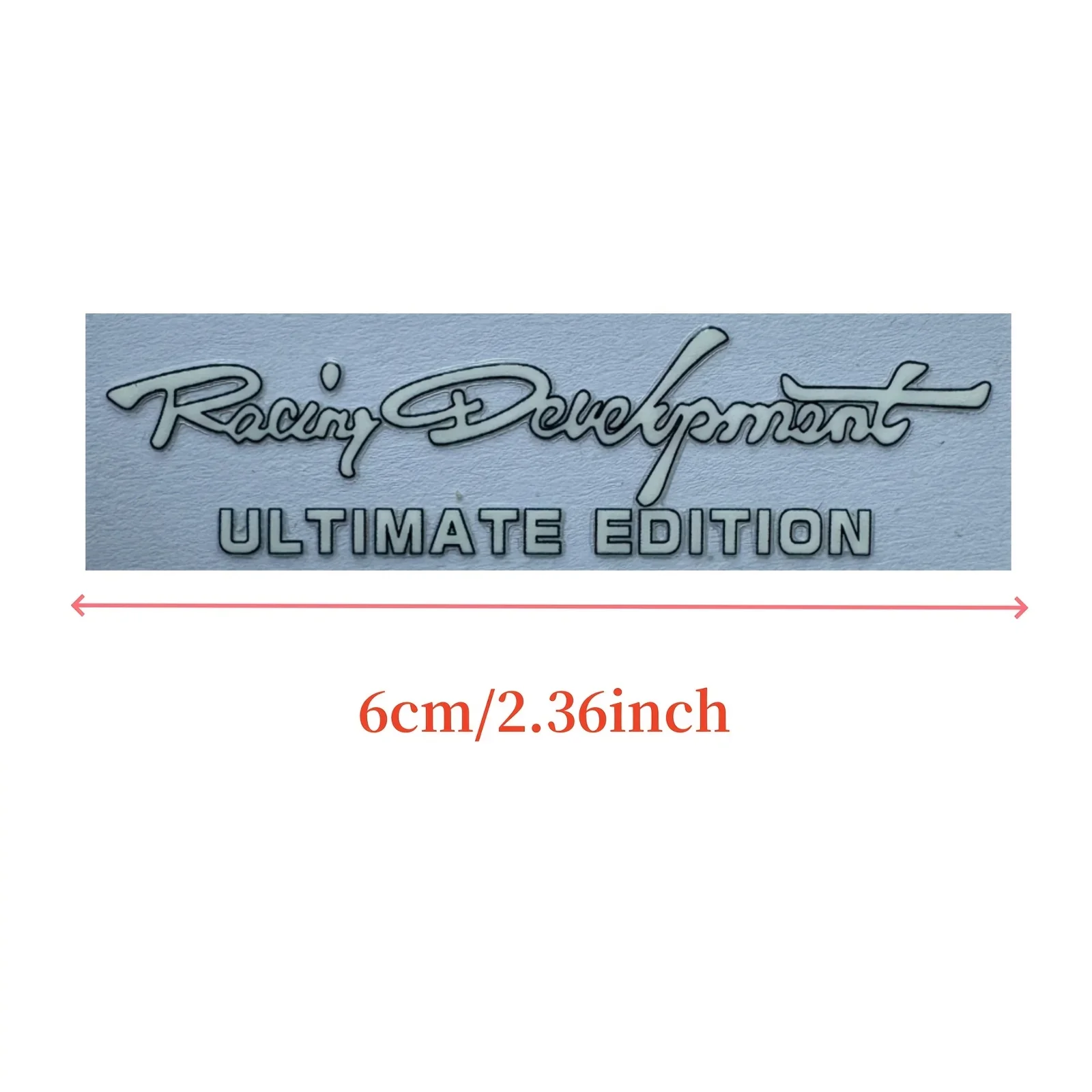 2PCS/SET Racing Development Ultimate Edition Sticker,Waterproof Vinyl Decal for Car Exterior,Racing Style Decor,Holiday Gift