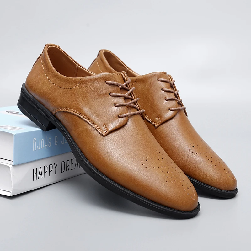 Men Summer Plus Size Carved Design Breathable Comfortable The Sole Is Soft Luxurious. Leisure Driving36-48