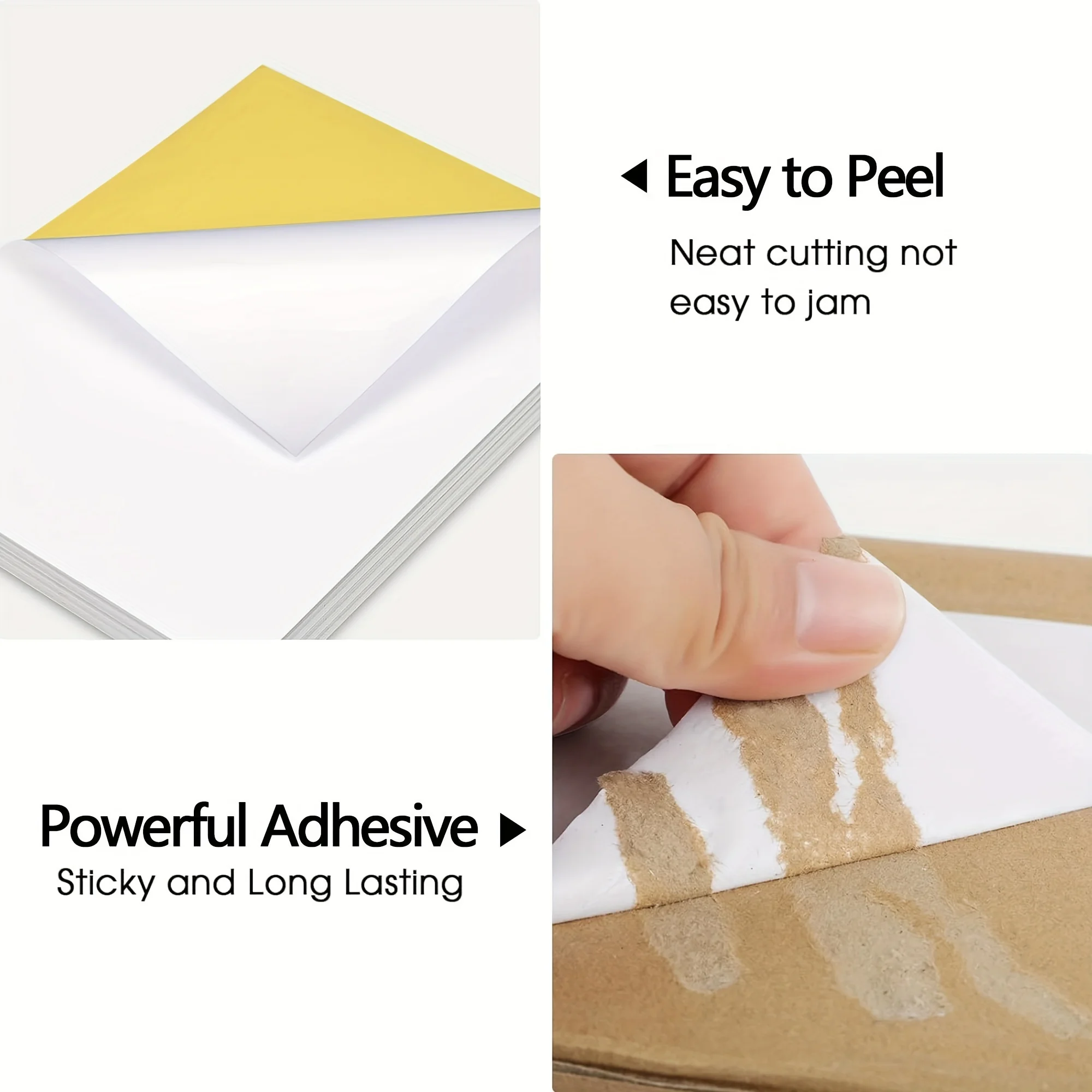 50/100 Sheets A4 Self-Adhesive Sticker Labels - Painting Stickers Perfect for Inkjet Printers - Choose from Matte or Shiny!