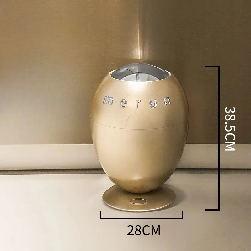 A  Intelligent induction trash can household high value living room bedroom light luxury with cover large capacity
