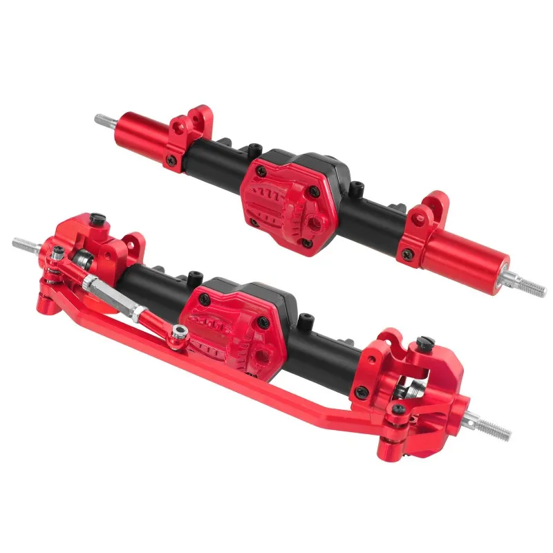 Zestaw mostków przednich i tylnych osi do tuningu samochodów RC Pro For MN128, For MN86, G500 - części zamienne.