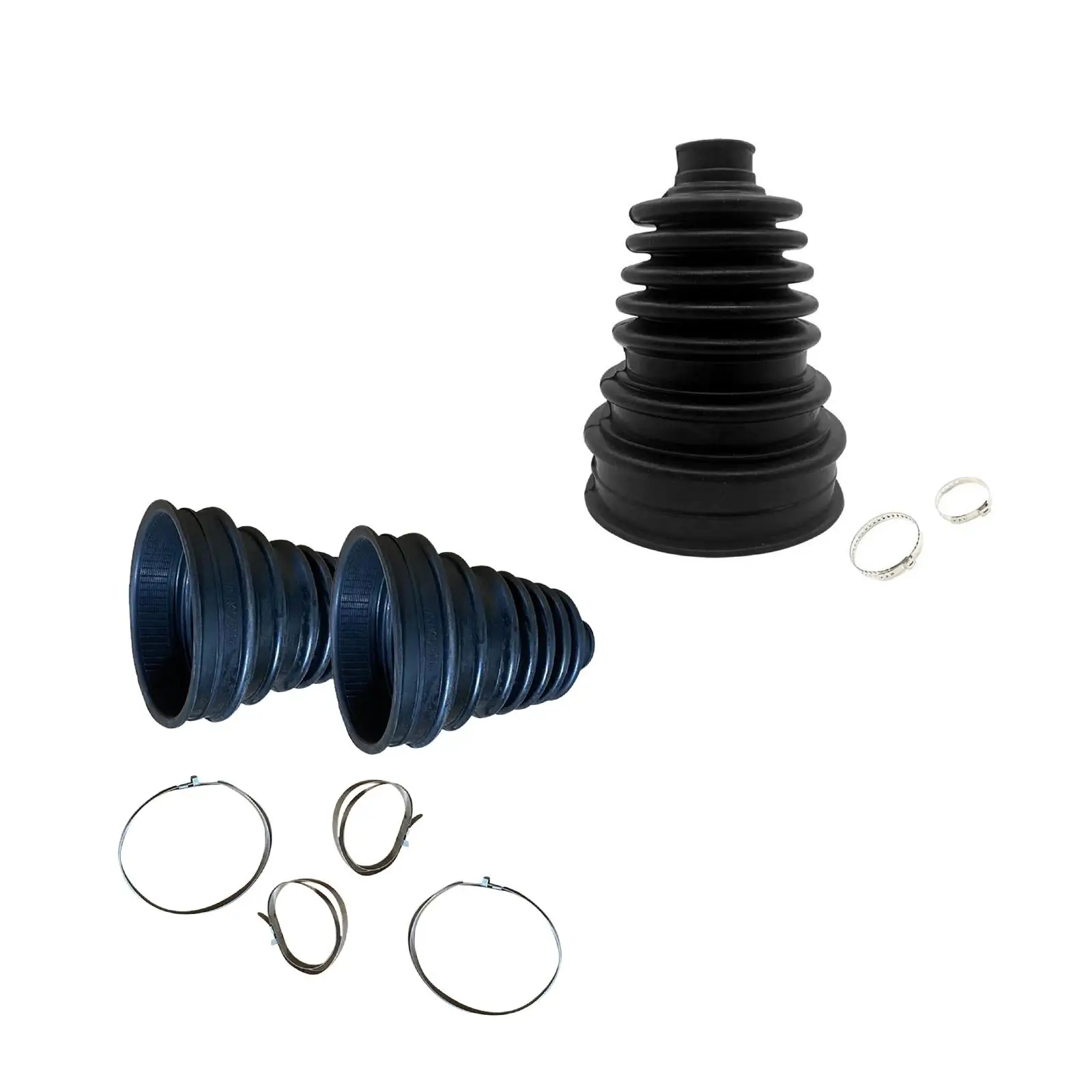 Heavy Duty Automotive U Joint Kits CV Joint Boot Replacement Rubber Cover for Axle Dust Shield Universal Telescopic Sleeve Part