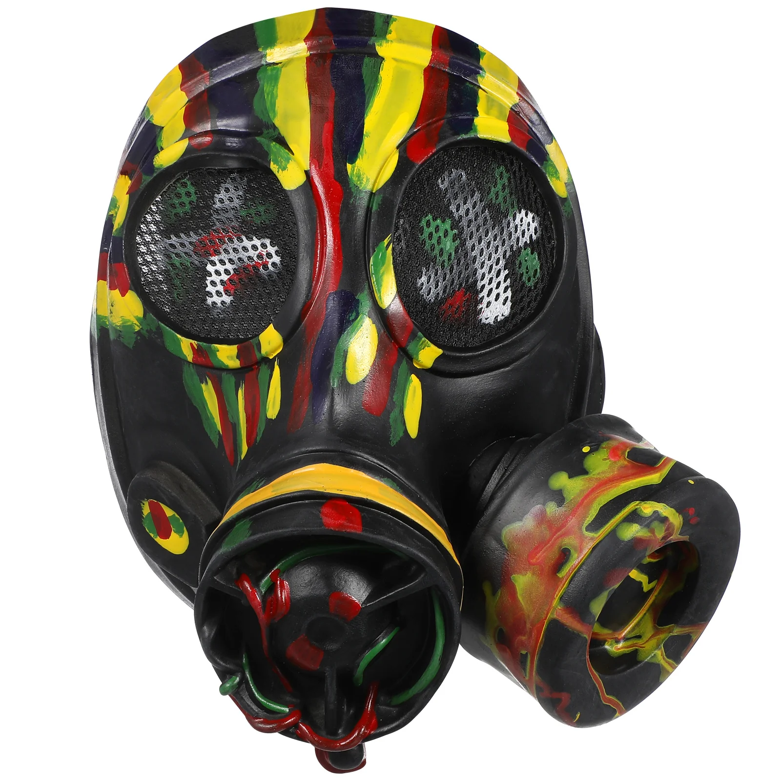 

Gas Mask Cool Headgear Haunted House Prop Scary Halloween Punk Rivet Child