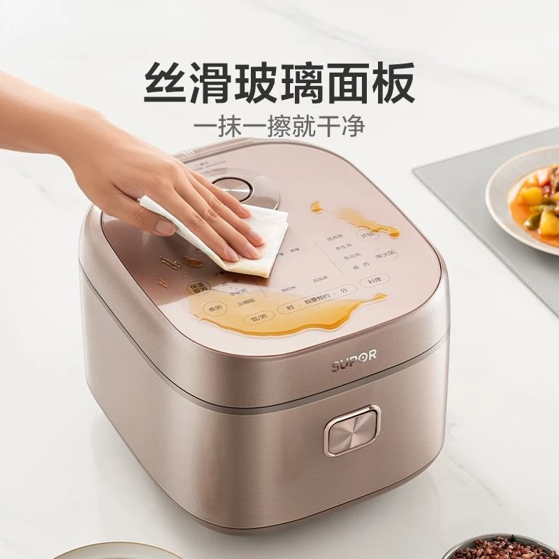 New rice cooker 0 coating stainless steel ball pot liner 2-9 people multifunctional smart rice cooker