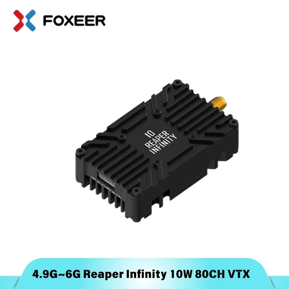 Foxeer 4.9G ~ 6G Reaper Infinity 5W 10W 80CH VTX pour drones FPV