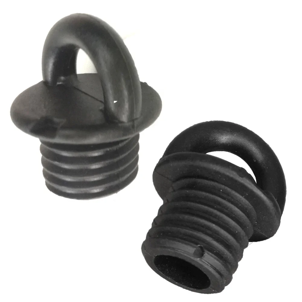 2PC Kanu Marine Boot Kajak Ablauf Schraube Stecker Schleife Stecker Ablauf Attika Stopper Schraube in Pad Auge