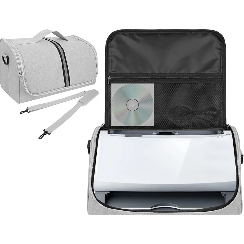 Schützende Scanner-Tragetasche für Fujitsu iX1400/iX1500/iX1600, Fi-Serie, Plustek, Raven-Scanner – Hellgrau