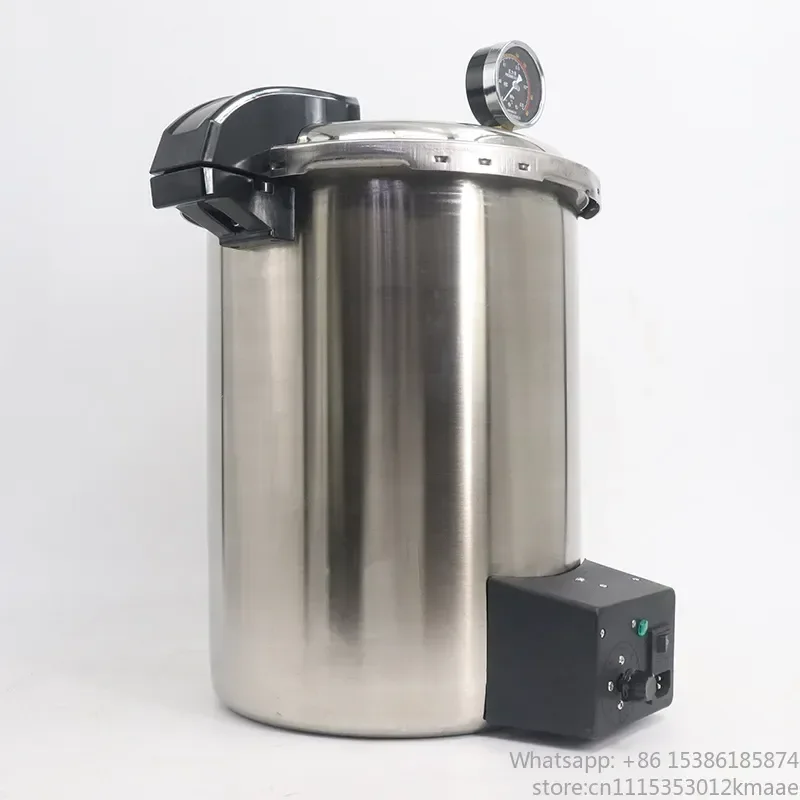 Vequyn 18L Portable Autoclave Sterilizer Quick-Open Steam Sterilizer for & Veterinary Instruments