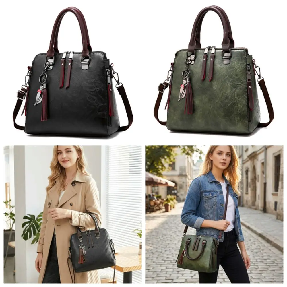 

Luxury PU Leather Ladies Hand Bags Large Capacity Casual Versatile Messenger Bags Crossbody Messenger Bag Travel