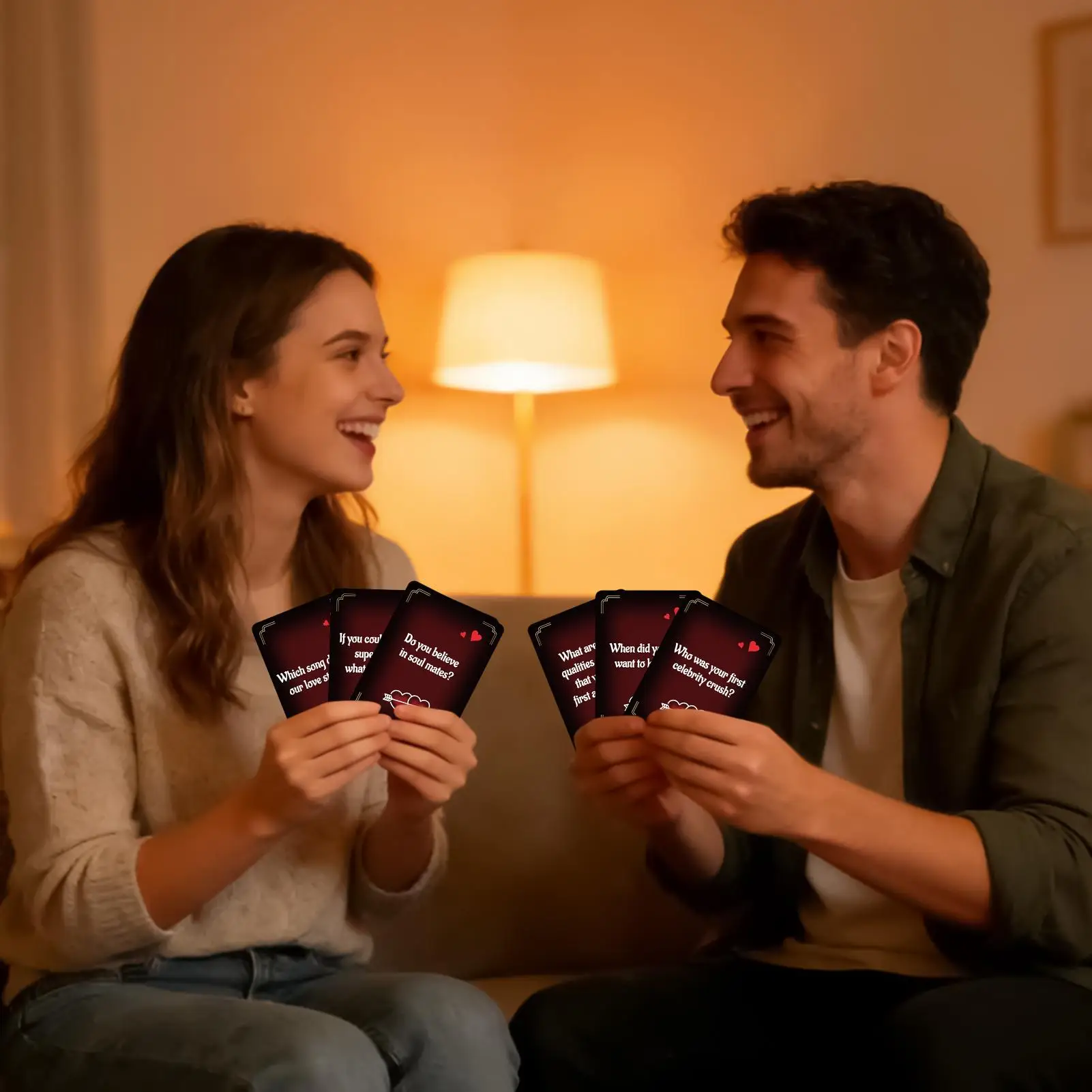 Couples Questions Card Game Question Romantic Relationship Game 50 Count Conversation Cards For Girlfriend Boyfriend Wife
