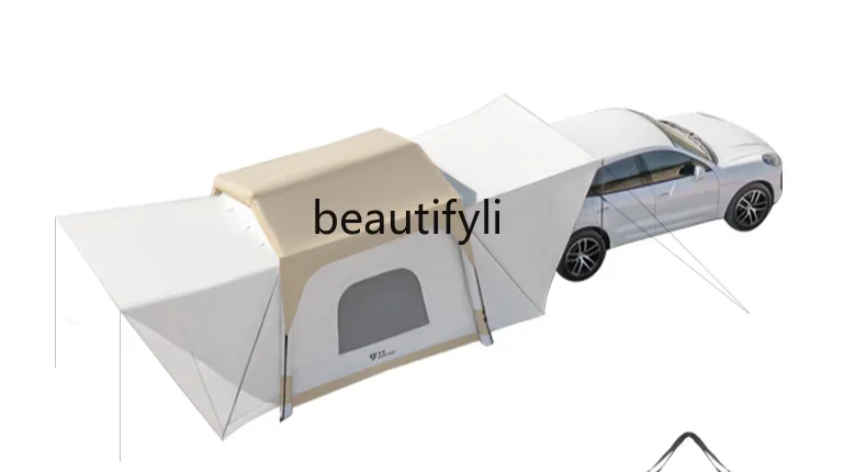 

Outdoor inflatable car tail tent canopy expansion extension camping overnight sunshade waterproof universal model