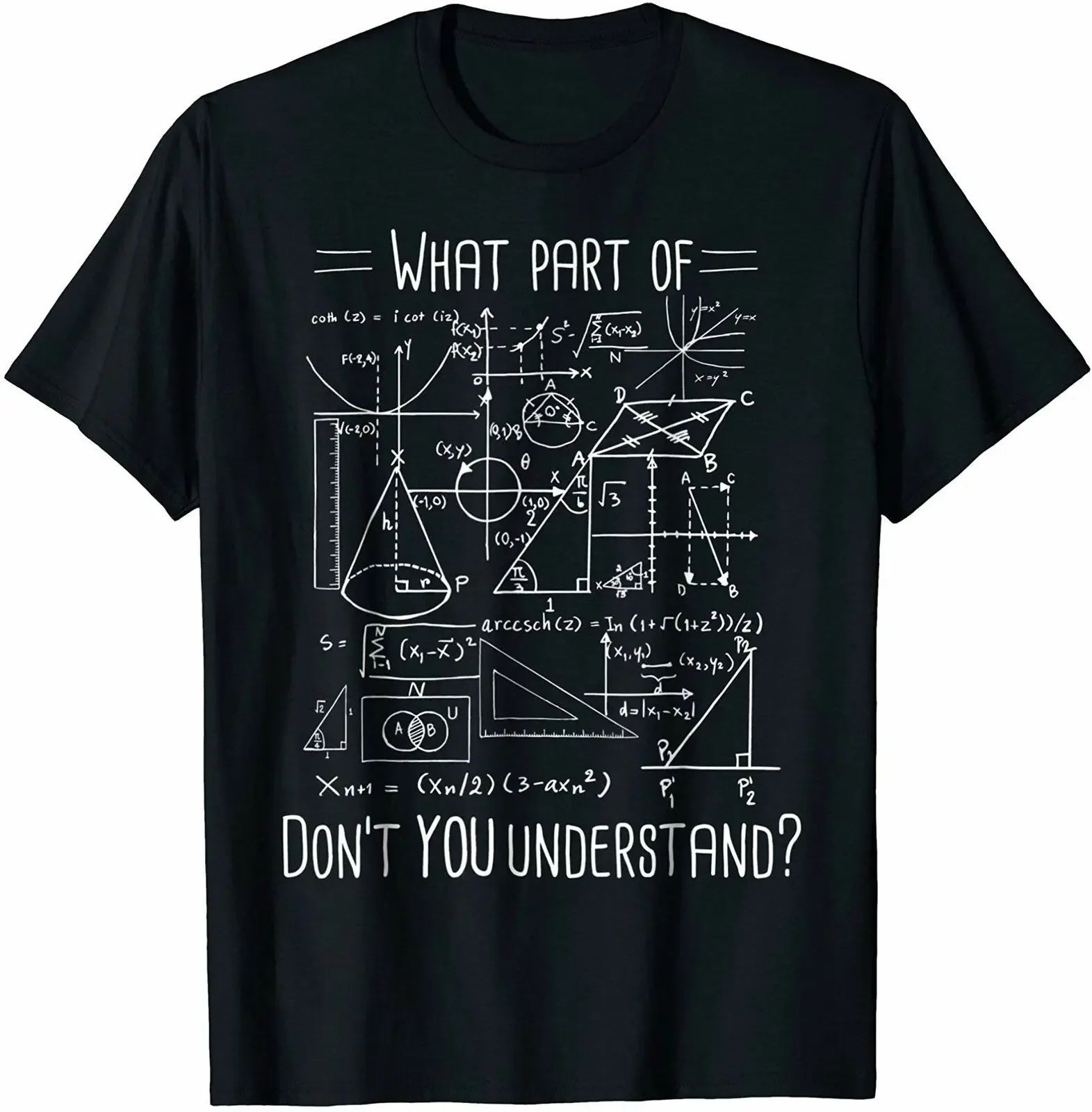 Funny T-shirts with Humorous Math Designs, Vintage Style, Women's Gift, Harajuku Street Fashion Clothing.Summer Streetwear Y2K