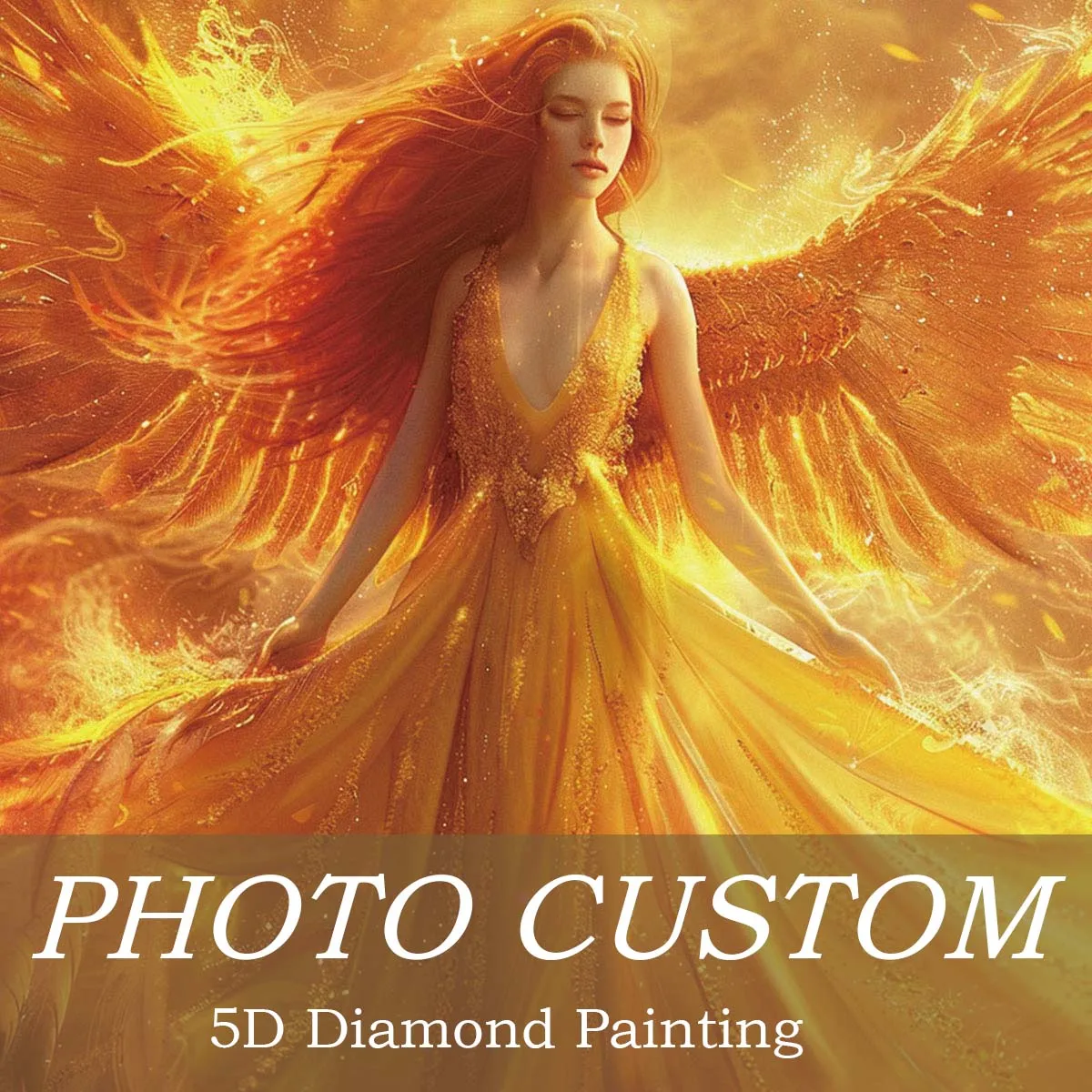 Customized Personalized 5D Full Diamond Art Painting Craft for Adults - Beautiful Landscape Customization with Round Diamond