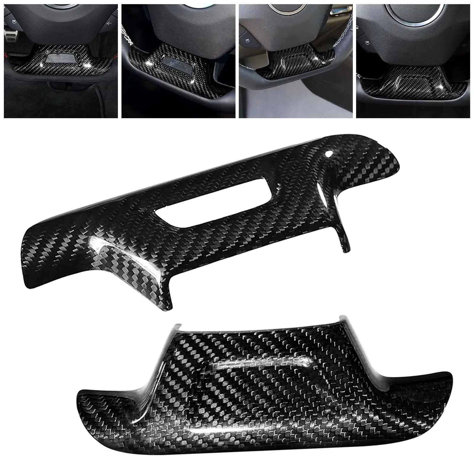 غطاء عجلة قيادة السيارة عصا على زخرفة نمط الديكور