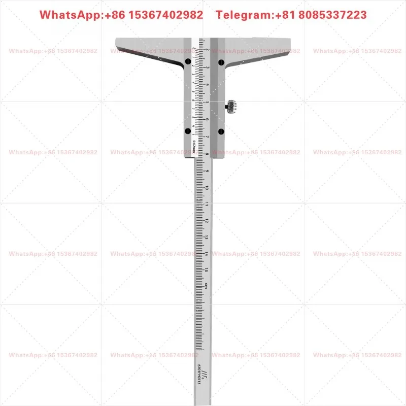 Vernier caliper, electronic digital depth gauge, high-precision with gauge depth 0-150-200-300mm