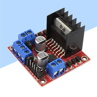 L298N Dual H Bridge DC Motor Driver Module 5V Stepper Controller Board Tools Parts High Stability Process