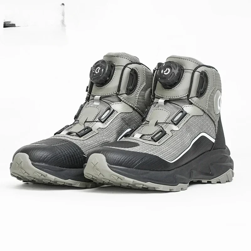 

# Для мотоциклетных ботинок для мужчин и женщин, летняя мото-велосипедная обувь, устойчивая к царапинам, XRD, защита лодыжки Bota&