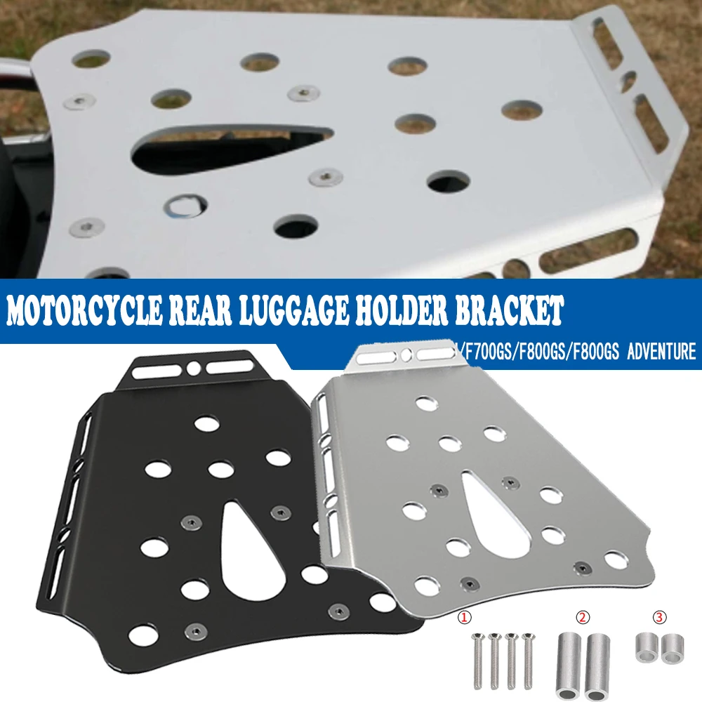 GS 800 700 650 Motorcycle Rear Luggage Cargo Rack Support Shelf Holder For BMW F700GS F650GS Adventure F800 F700 F650 GS F800GS