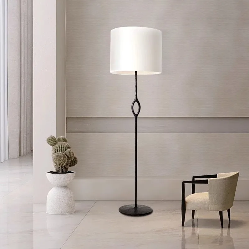 

Nordic Retro Floor Lamp Chinese Style Retro Living Room Sofa Side Floor Lamp Designer Sample Room Decoration Floor Lamp