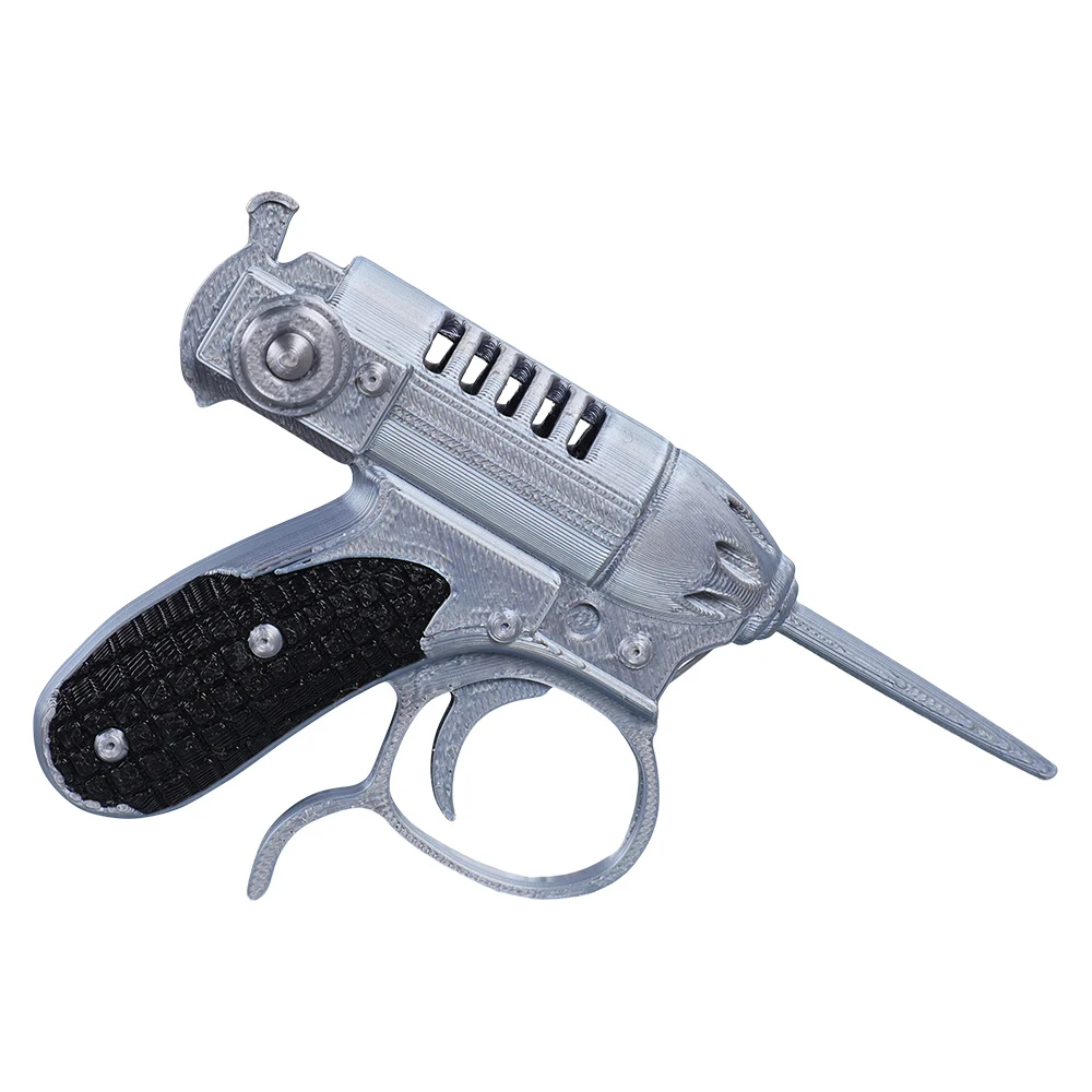 Movie Men in Cosplay Black Little Cricket 3D Printed Gun Props Ornaments for Adult Kids Disguise Costume Accessories Halloween