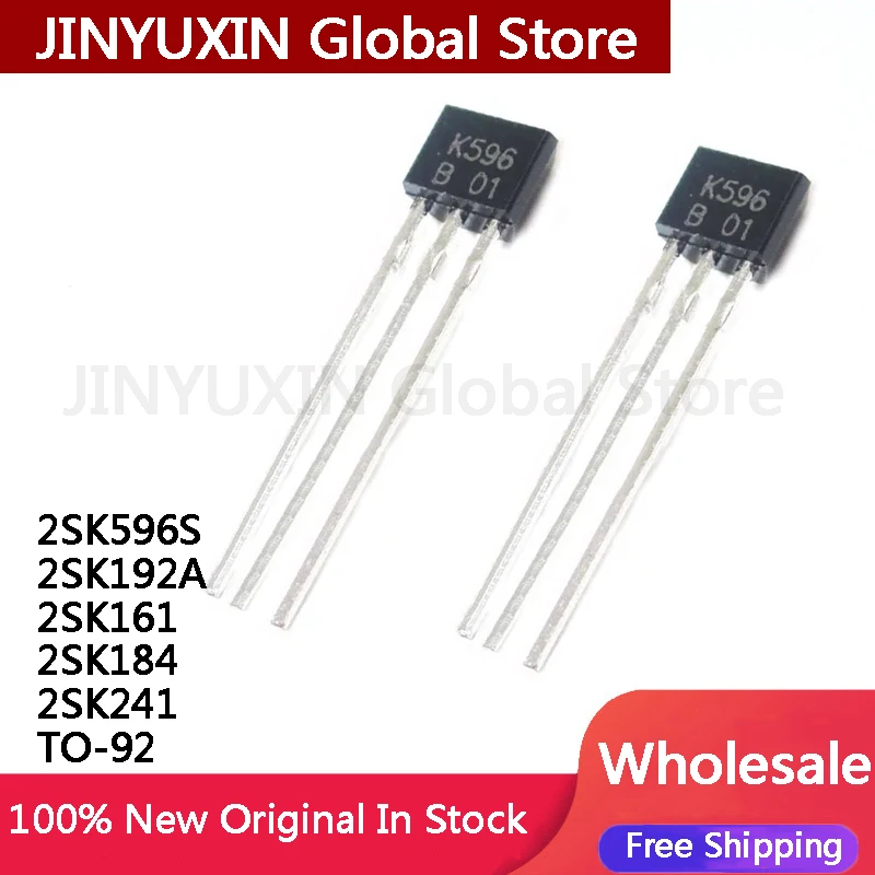 20 pz 2 sk596s 2 sk596 K596 2 sk192a 2 sk161 2 sk184 2 sk241 TO-92 In magazzino all\'ingrosso
