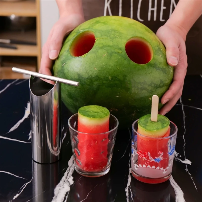 K1MF Watermelon Punchers Fruit Tool Watermelon Coring Tool Fruit Utensils for Fruit