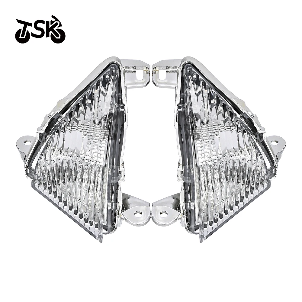 Front Turn Signals Blinker Indicator Winkers Light Housing Lenses For Kawasaki Ninja ZX6R 2007-2012 ZX14R 2006-2019 ZX10R