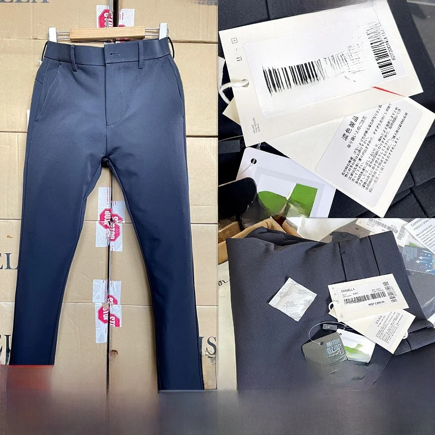 Threefold Protection Thickened Double Layer Composite Nano Technology Casual Pants 2900 Fashionable Urban Style Straight Leg ...