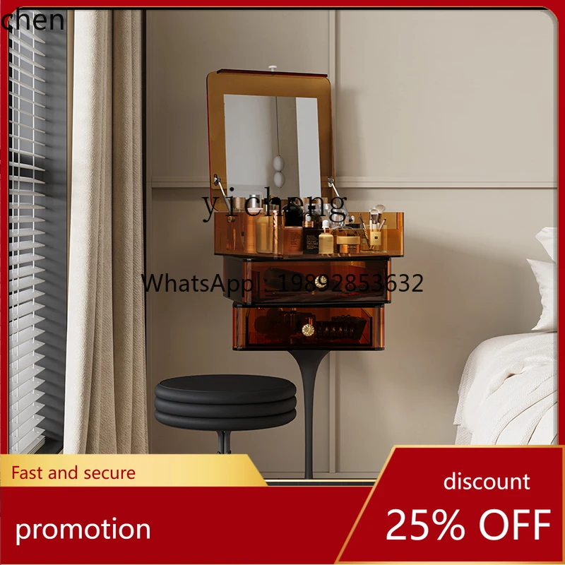 

HXL A1 Acrylic Dresser Makeup Table Bedroom Modern Simple Makeup Table