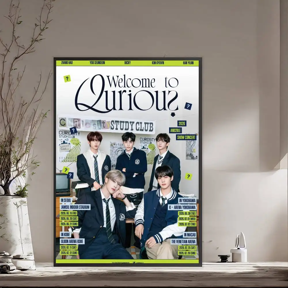 Kpop A-AND2BLE BOY DIY Sticky Poster Whitepaper Prints Posters Artwork Vintage Decorative Painting - view 6
