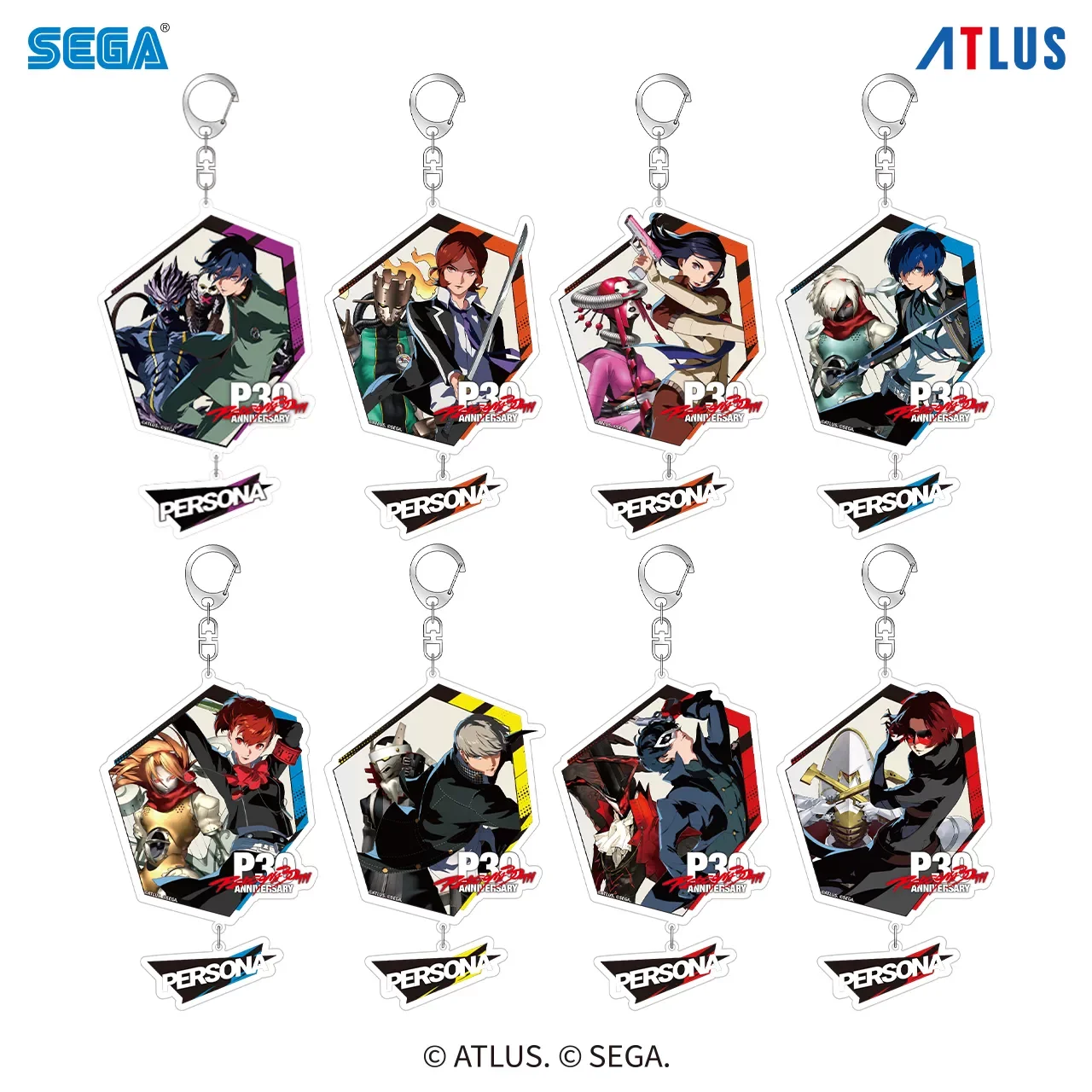 

Genuine SEGA Persona 30th Anniversary Blind Box Mystery Box With Mirror Acrylic Keychain Anime Figure Model Collectible Gift Toy