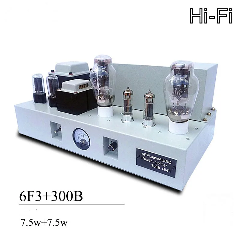 

300b Tube Amplifier 6f3 300b Hifi Power Amp Class A Audio High Power 7.5W*2 Single Ended Vacuum Amplifier