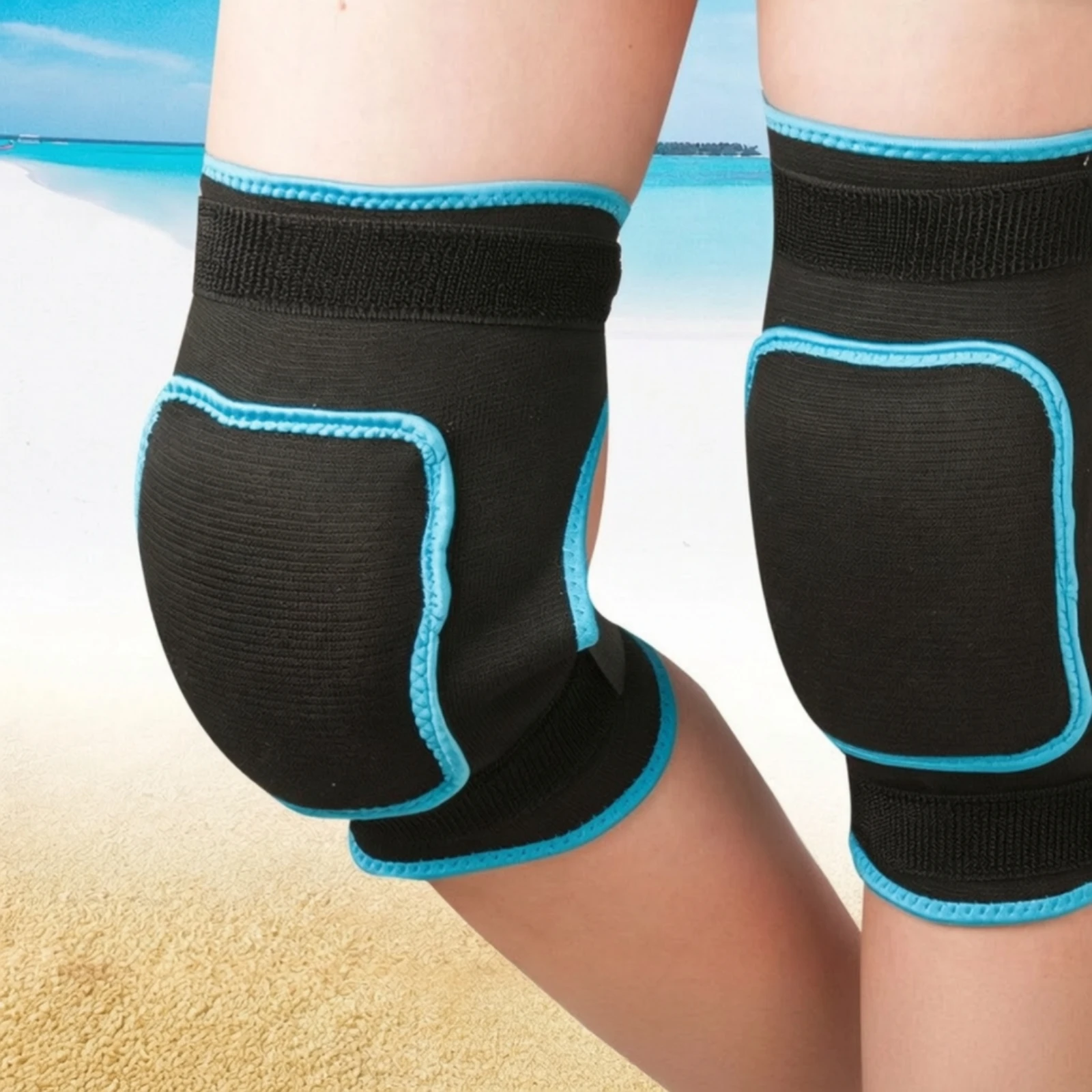 Padded Knee Protector Shock-Absorbing Knee Protector Safeguarding Gear Impact-Resistant Skate Pads Flexible