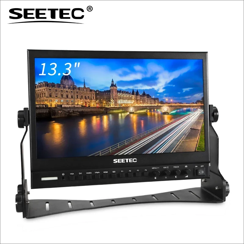 SEETEC IPS full HD 1920*1080 3G-SDI HDMI lcd 13.3 inch screen dimensions monitor