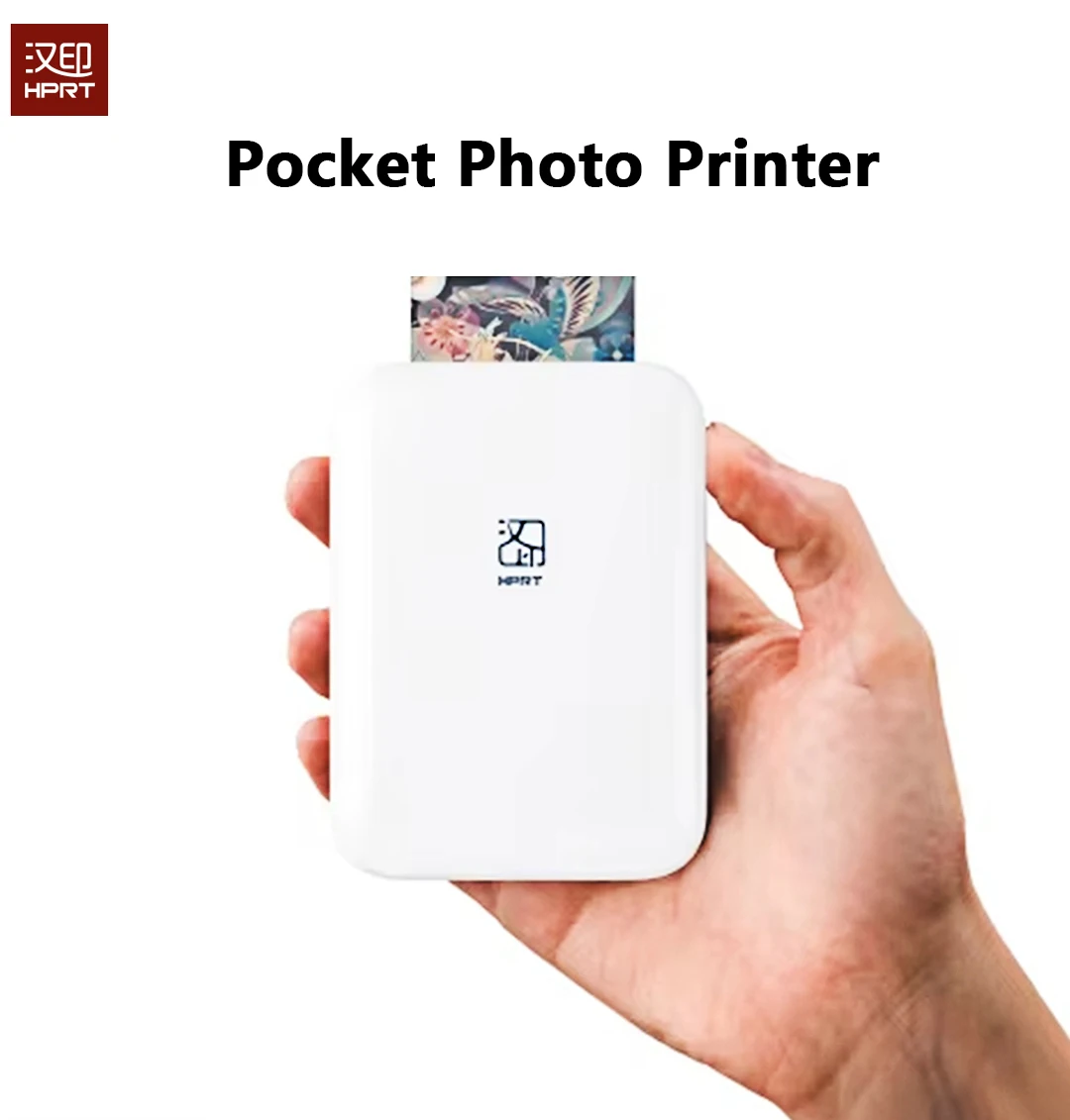 HPRT MT53 Mini Printer Portable Color Photo Bluetooth Mobile Handheld Pocket Printing Machine 2x3 Inch Color Photo Printer Maker