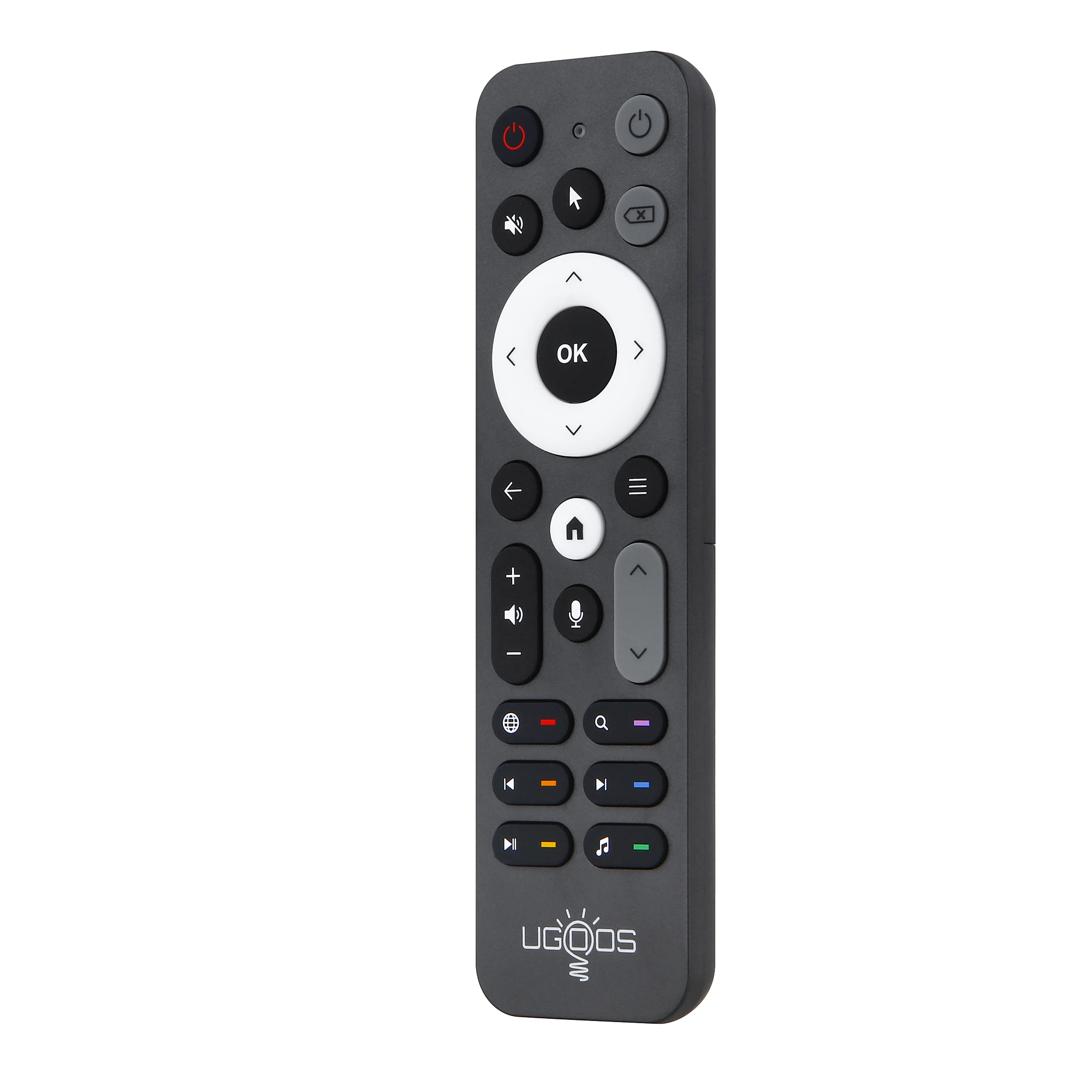UGOOS UR02 Bluetooth Remote Control Voice Control Replacement for Ugoos TOX3 TOX4 AM8 PRO AM6B PLUS X4 X4Q Cube Pro Extra TV Box